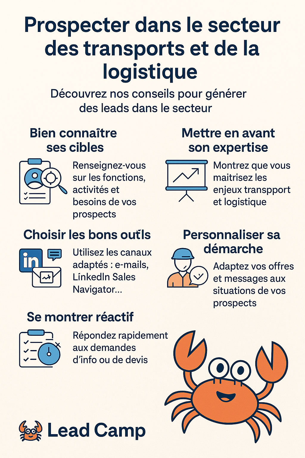 Acteurs du transport et de la logistique : comment développer efficacement votre portefeuille clients