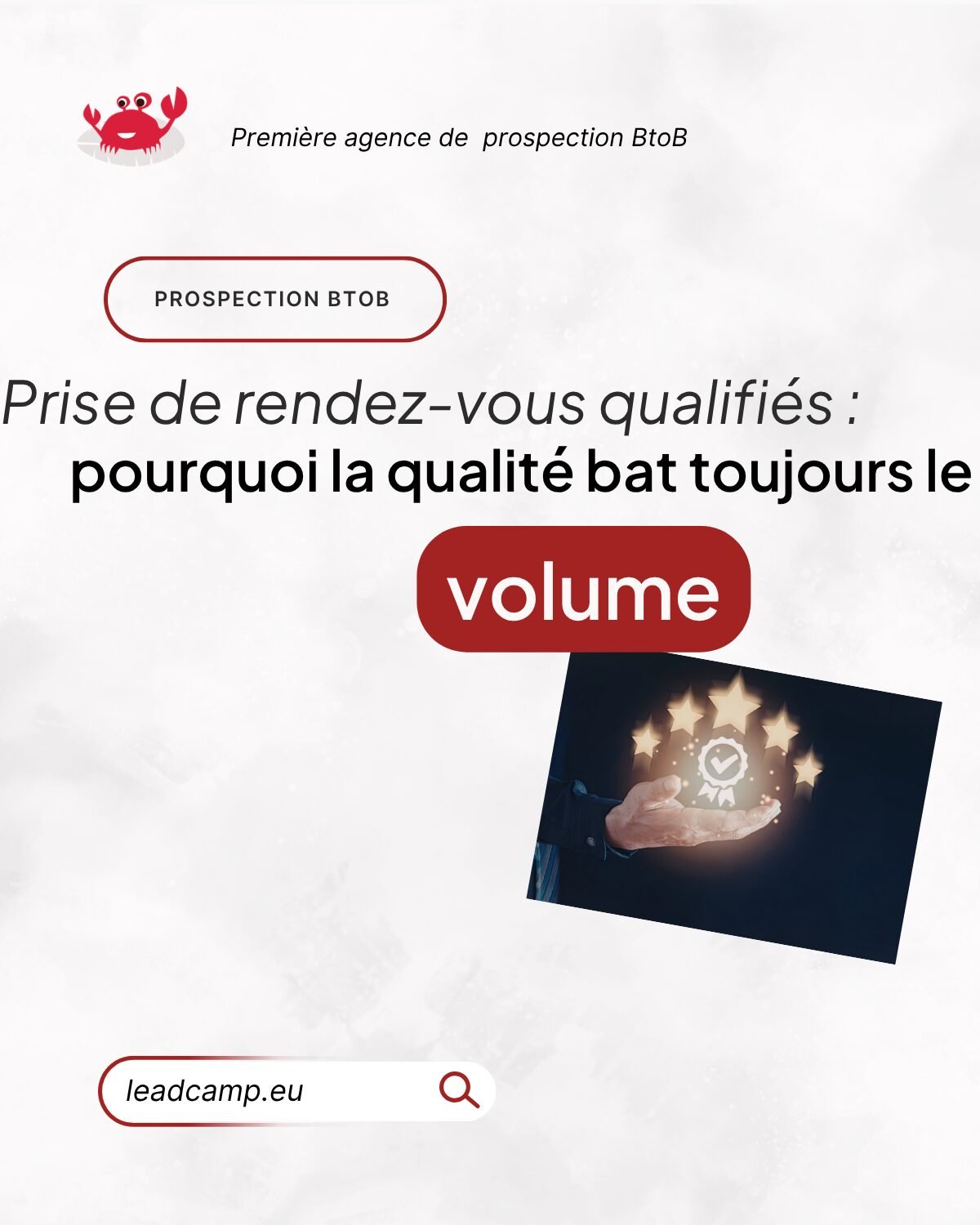 Prise de rendez-vous qualifiés : pourquoi la qualité bat toujours le volume