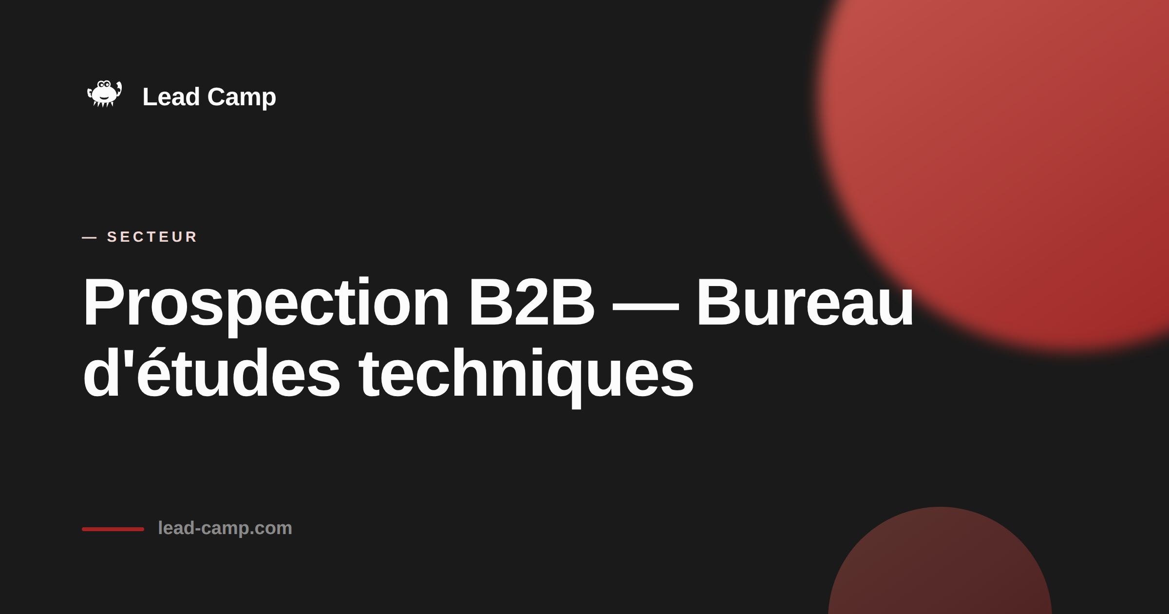 Bureau d’études techniques.