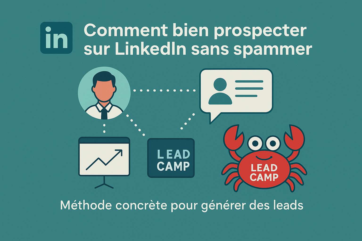 Bien prospecter sur LinkedIn sans spammer : méthode concrète pour générer des leads