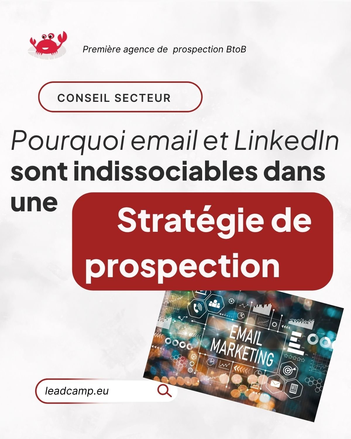 Prospection email et stratégie LinkedIn : pourquoi les deux sont indissociables