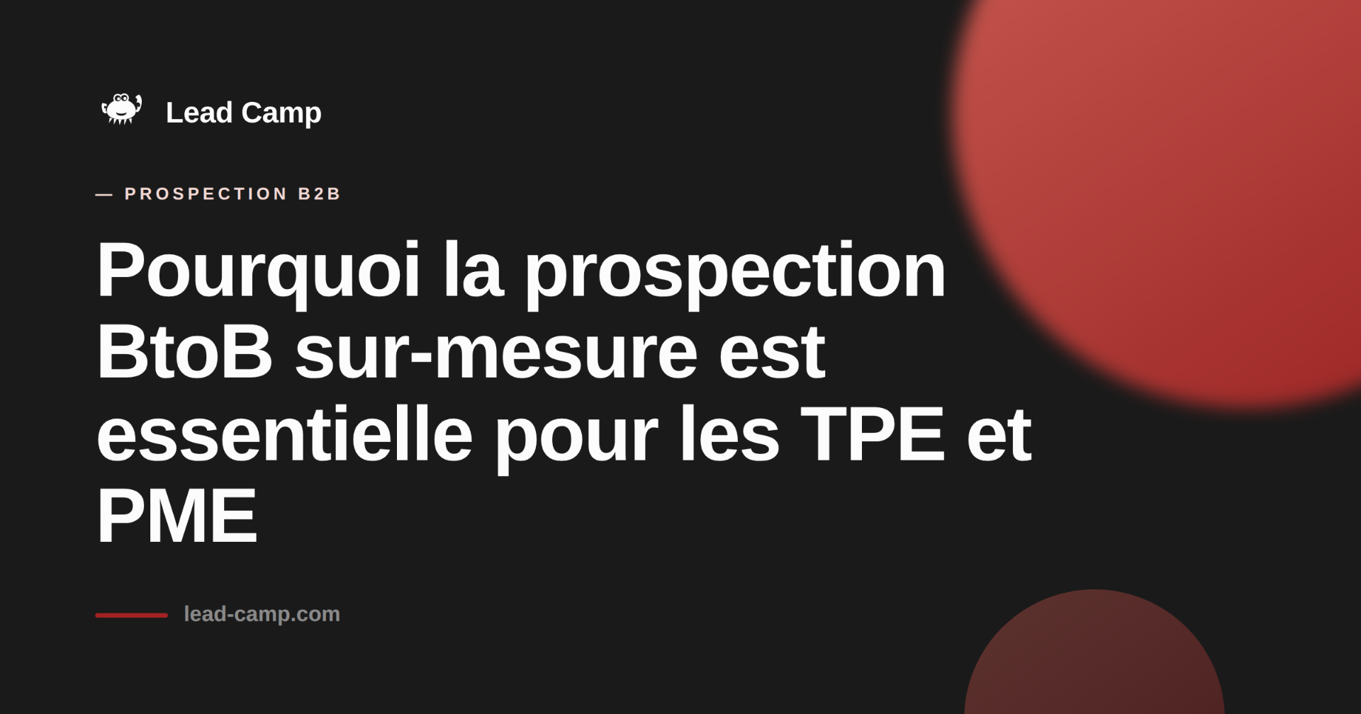 Pourquoi la prospection BtoB sur-mesure est essentielle pour les TPE et PME