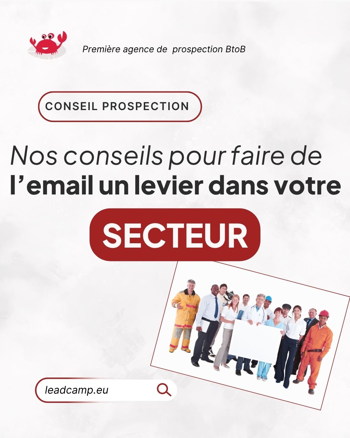 Prospection par email : vraiment pas adaptée à votre secteur.